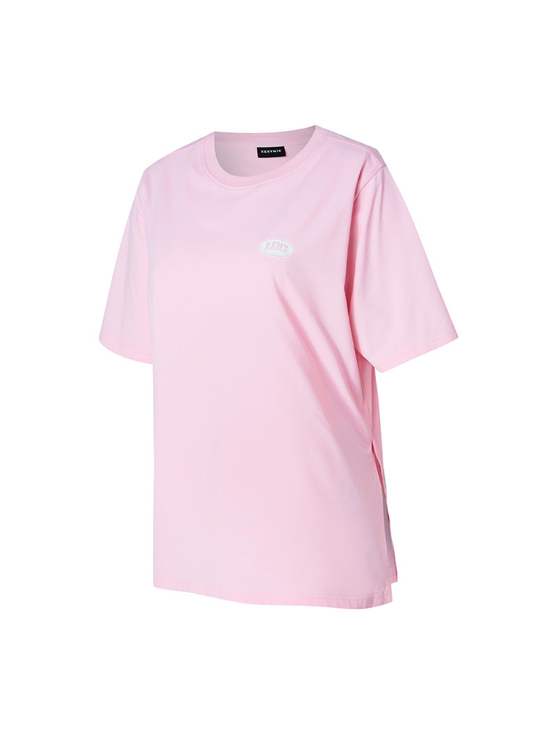 XXMX 微寬鬆側開衩短袖上衣｜共7色｜XA5467H