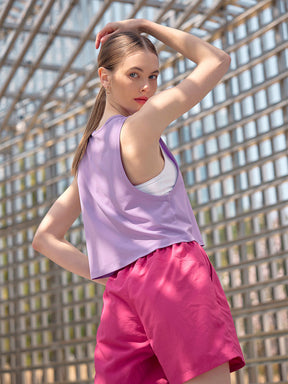 X標誌梭織口袋短褲｜共4色｜XA5468H