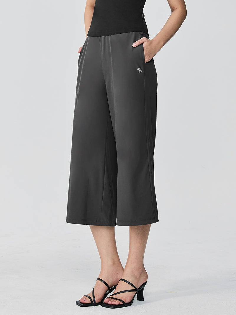 寬腰彈力休閒8.5分寬褲 | 共5色 | XFK1PT1002