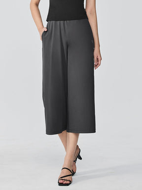 寬腰彈力休閒8.5分寬褲 | 共5色 | XFK1PT1002