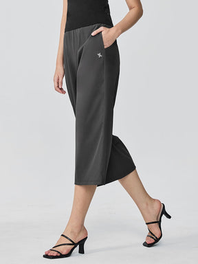 寬腰彈力休閒8.5分寬褲 | 共5色 | XFK1PT1002