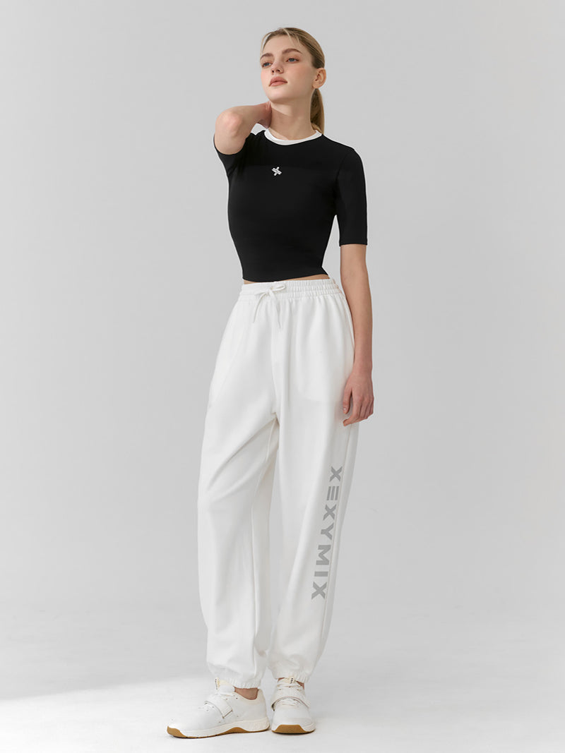X文字標誌寬鬆束口慢跑褲｜共5色｜XFK1PT1101