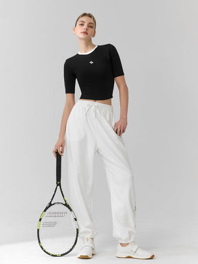 X文字標誌寬鬆束口慢跑褲｜共5色｜XFK1PT1101