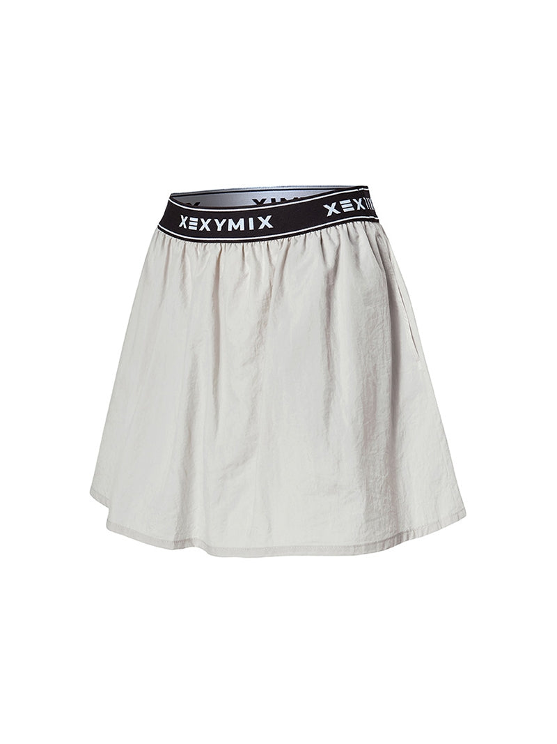 X文字標誌腰帶輕量短裙( 2 in 1 ) | 共2色 | XFK1RK1102