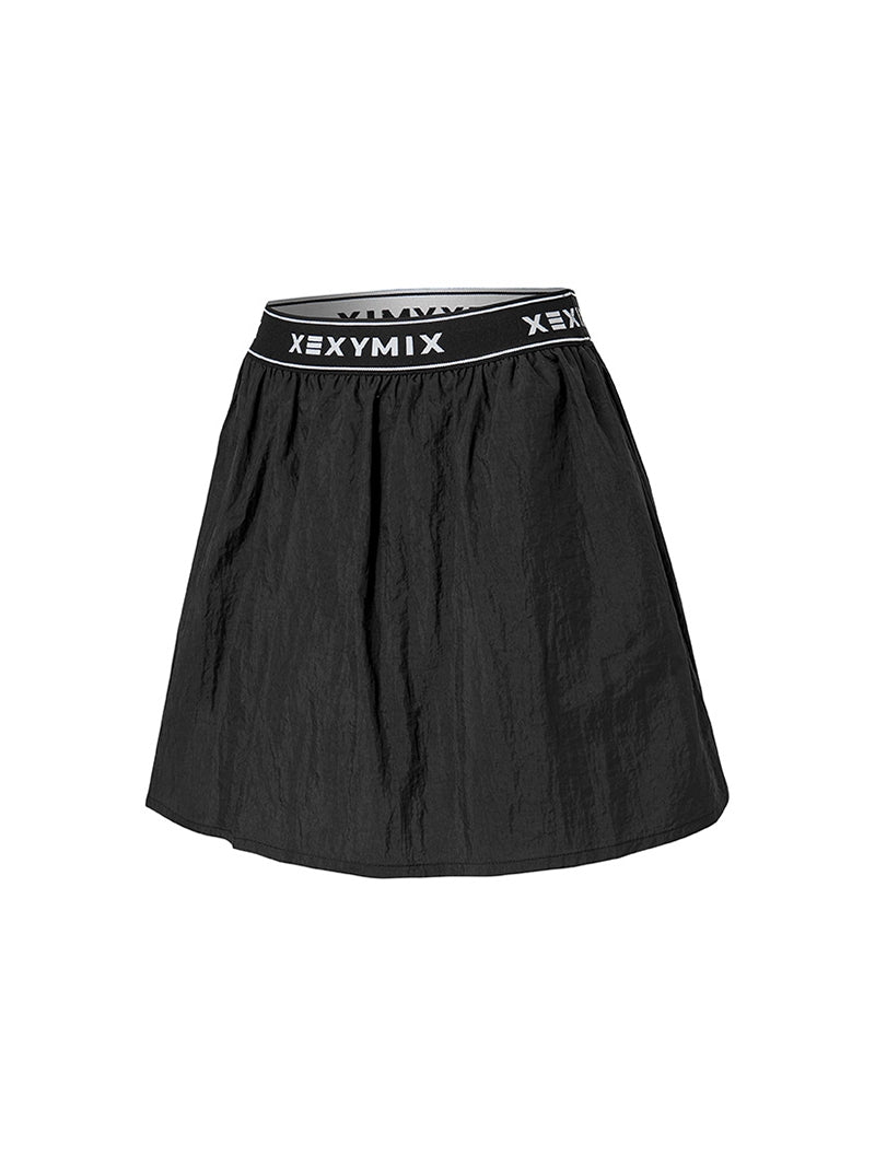 X文字標誌腰帶輕量短裙( 2 in 1 ) | 共2色 | XFK1RK1102