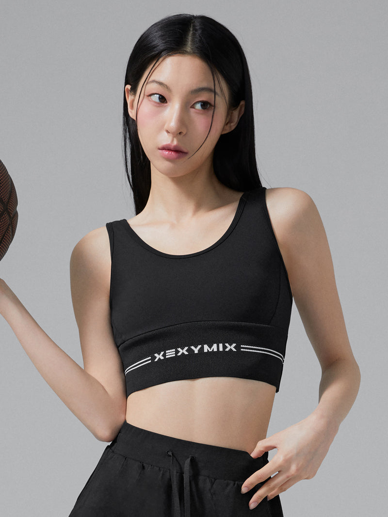 黑標Power Rise 文字運動風格背心上衣｜共4色｜XFK2BC1501