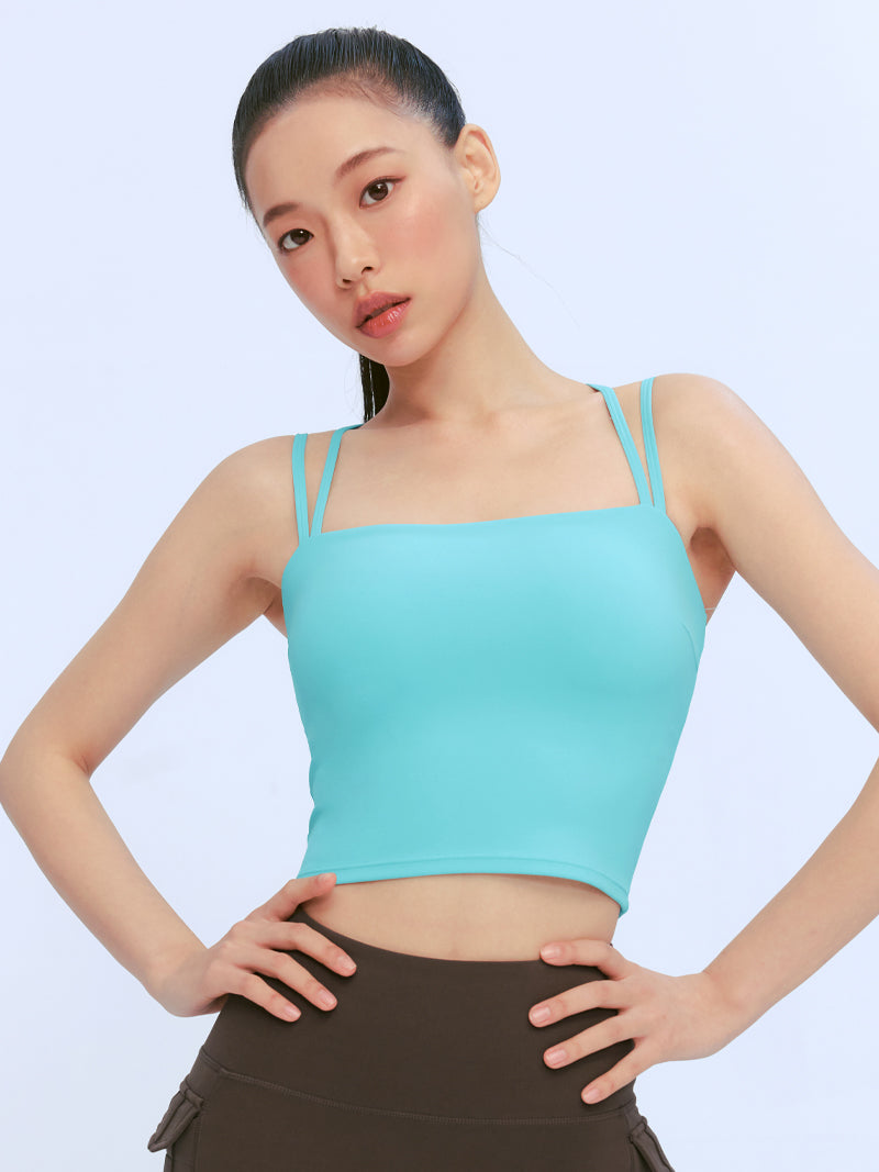 黑標 Power Rise 雙肩帶美背交叉背心上衣｜共5色｜XFK2BC1502