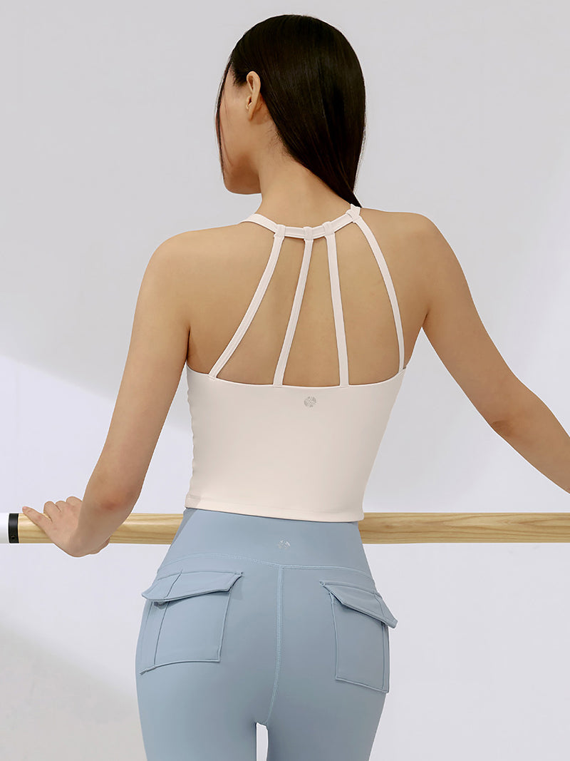 黑標 Power Rise 掛脖美背運動背心上衣｜共4色｜XFK2BL1501