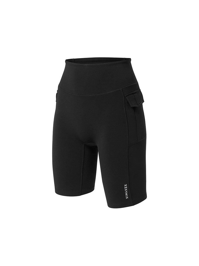 黑標360N 柔彈美感側口袋4.5分緊身褲｜共5色｜XFK2LS1501