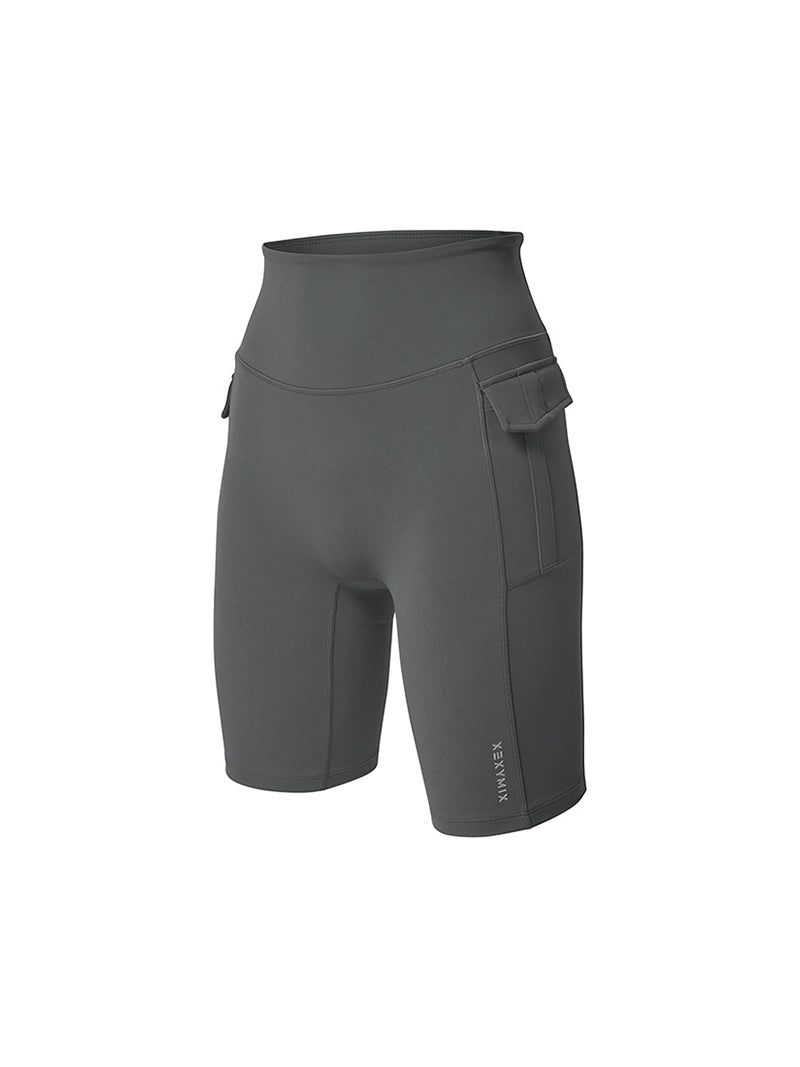 黑標360N 柔彈美感側口袋4.5分緊身褲｜共5色｜XFK2LS1501