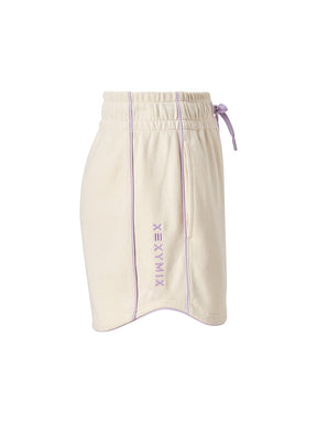 X文字標誌配色滾邊曲線短褲｜共4色｜XFK2PS1103