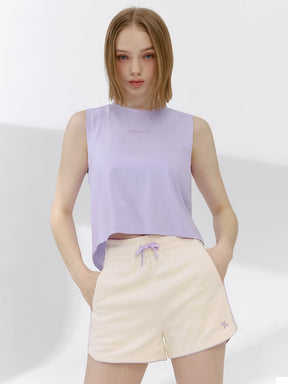 X文字標誌配色滾邊曲線短褲｜共4色｜XFK2PS1103