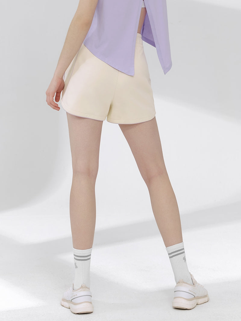 X文字標誌配色滾邊曲線短褲｜共4色｜XFK2PS1103
