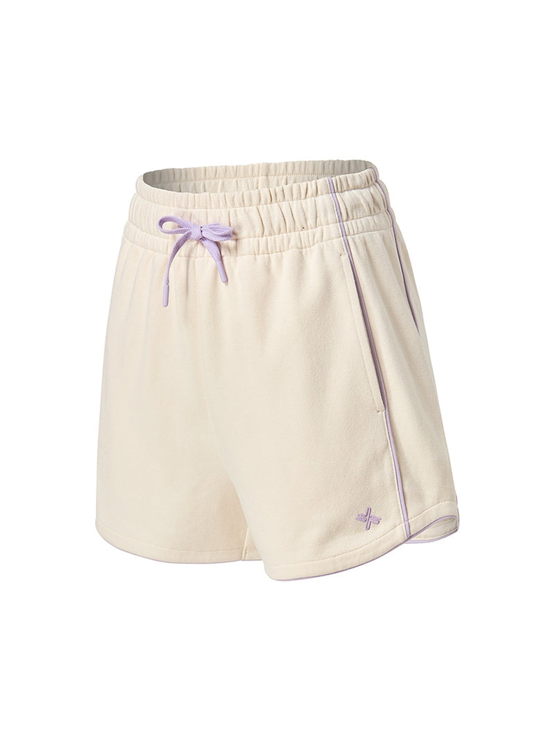 X文字標誌配色滾邊曲線短褲｜共4色｜XFK2PS1103