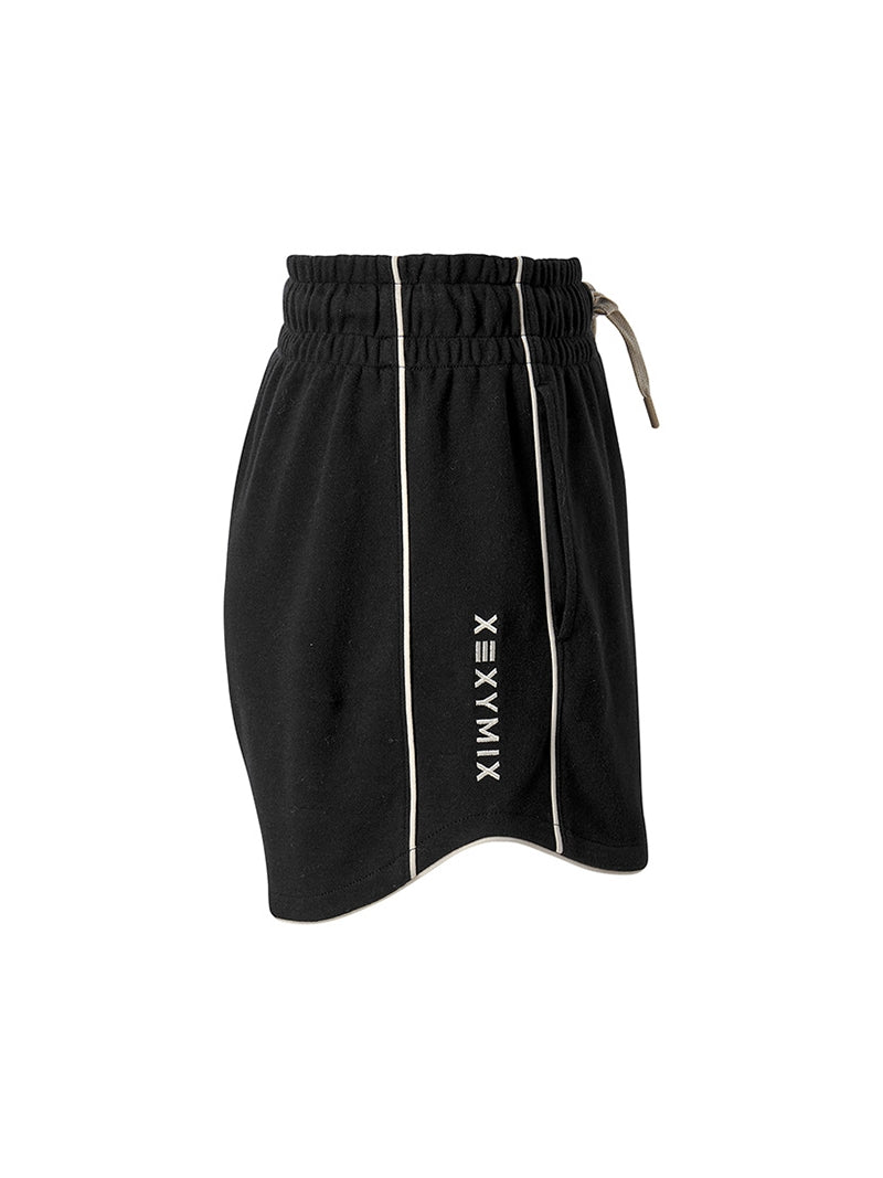 X文字標誌配色滾邊曲線短褲｜共4色｜XFK2PS1103