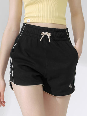 X文字標誌配色滾邊曲線短褲｜共4色｜XFK2PS1103