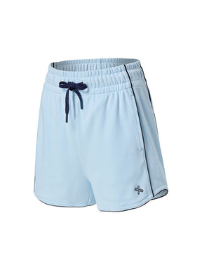 X文字標誌配色滾邊曲線短褲｜共4色｜XFK2PS1103