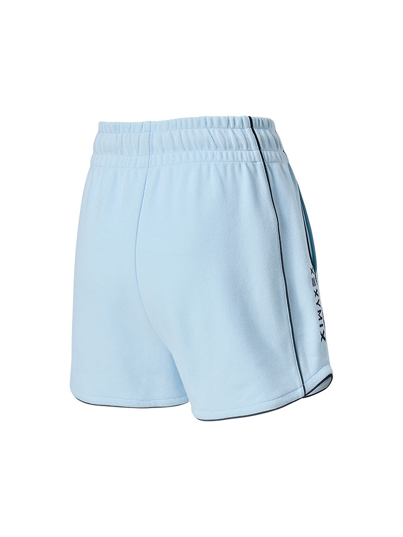 X文字標誌配色滾邊曲線短褲｜共4色｜XFK2PS1103