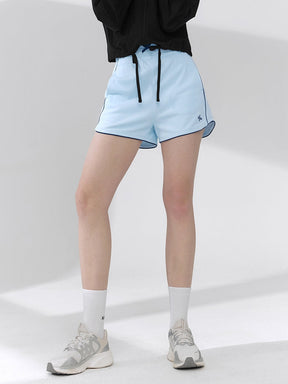 X文字標誌配色滾邊曲線短褲｜共4色｜XFK2PS1103