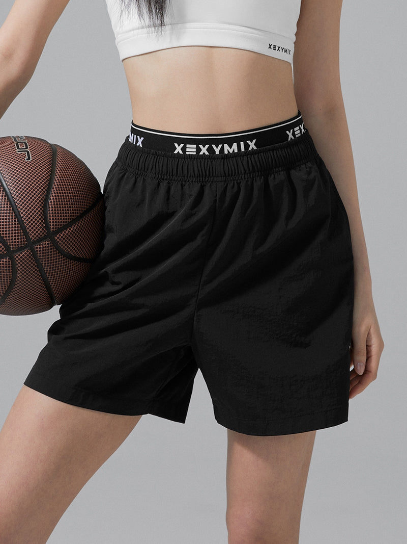 X文字標誌腰帶梭織短褲｜共2色｜XFK2PS1110