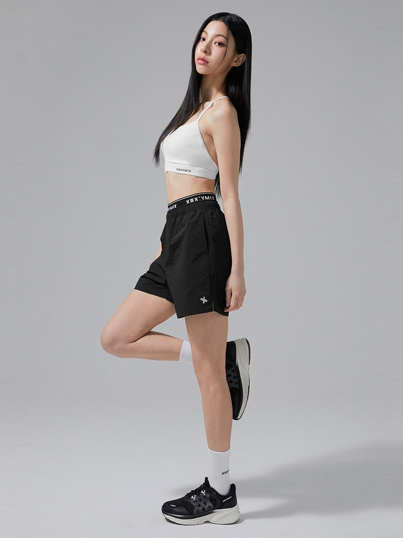X文字標誌腰帶梭織短褲｜共2色｜XFK2PS1110