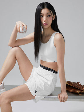 X文字標誌腰帶梭織短褲｜共2色｜XFK2PS1110