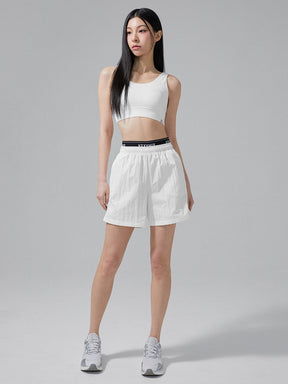 X文字標誌腰帶梭織短褲｜共2色｜XFK2PS1110