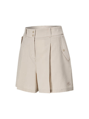 泡泡紗條紋雙排扣短褲｜共3色｜XFK2PS1201