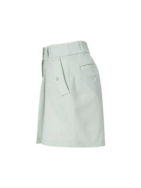 泡泡紗條紋雙排扣短褲｜共3色｜XFK2PS1201