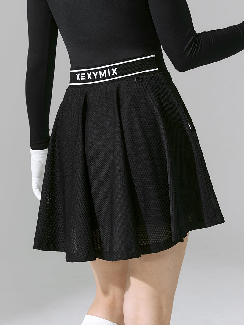 Light Mesh 網眼喇叭裙( 2 in 1 )｜共3色｜XFK2RK1205