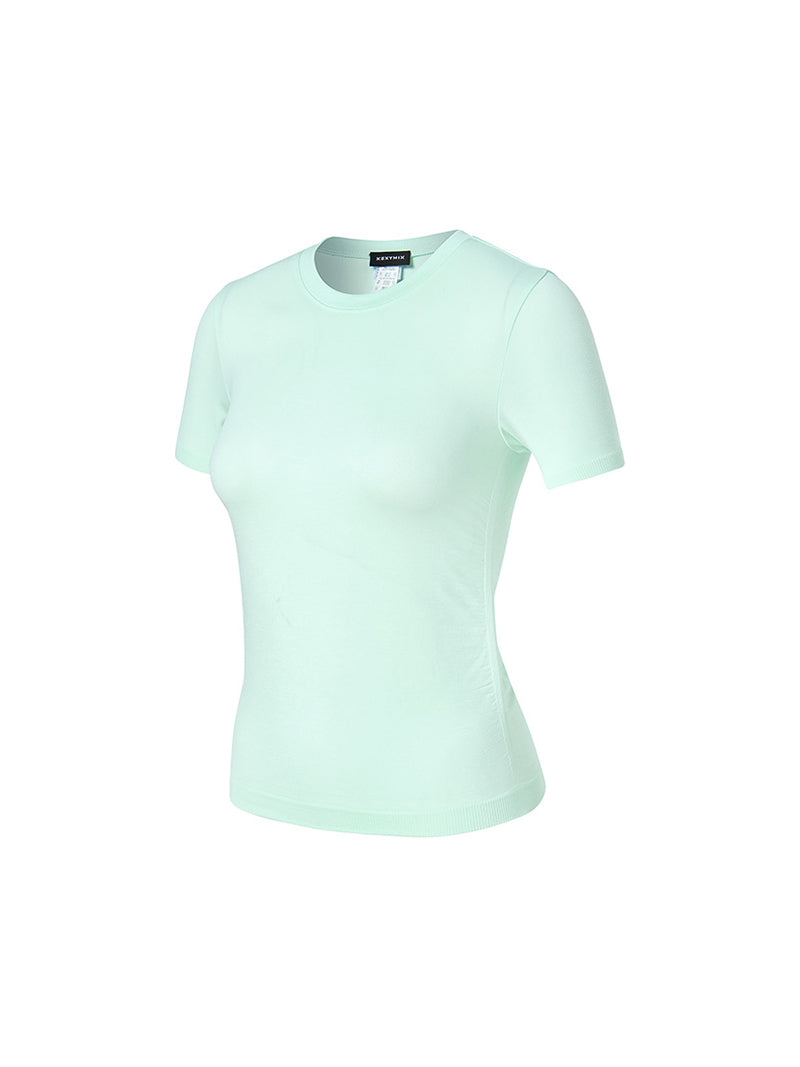 Zero Slick 側抓皺修身短袖上衣｜共5色｜XFK2TS1009