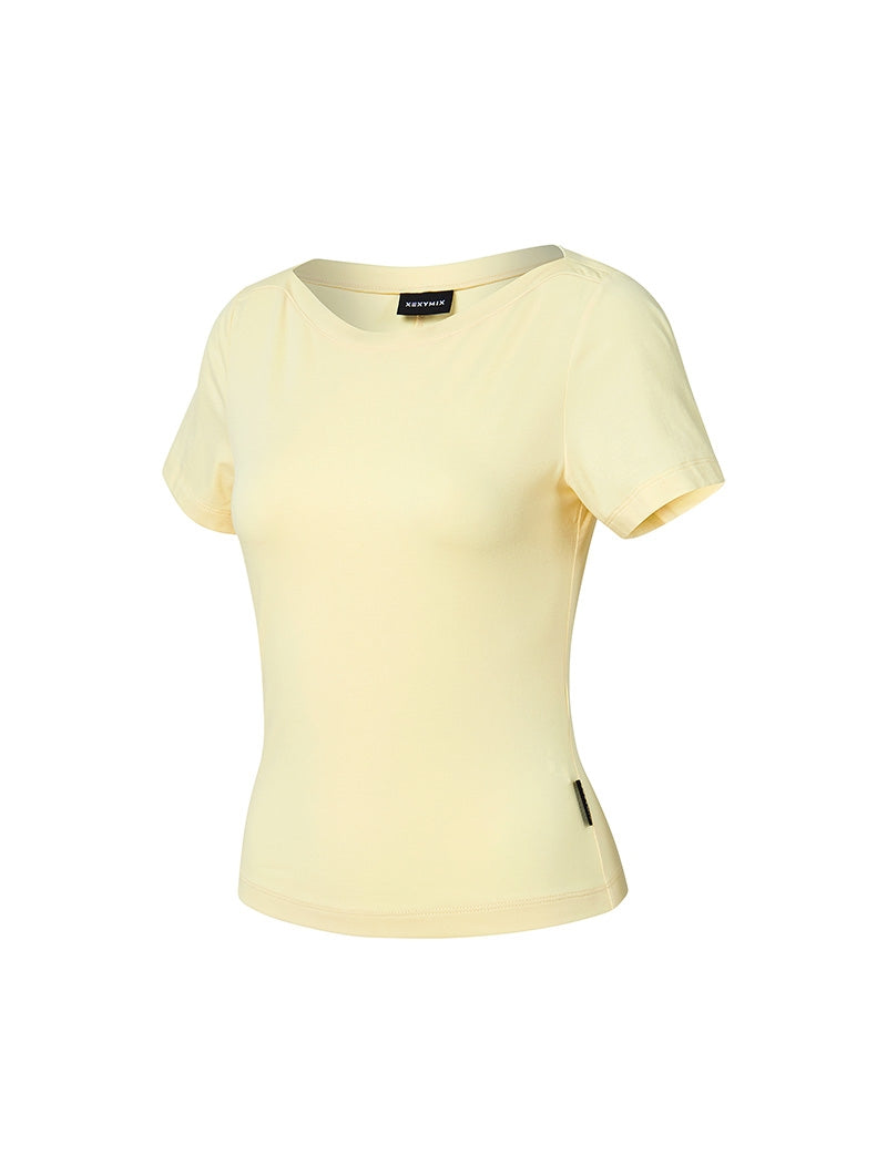 supima船領短袖上衣 | 共4色 | XFK2TS1107