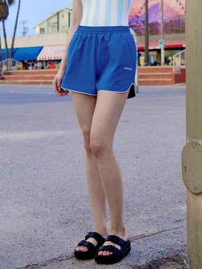 泡泡紗沙灘短褲｜共6色｜XFK2WR1401