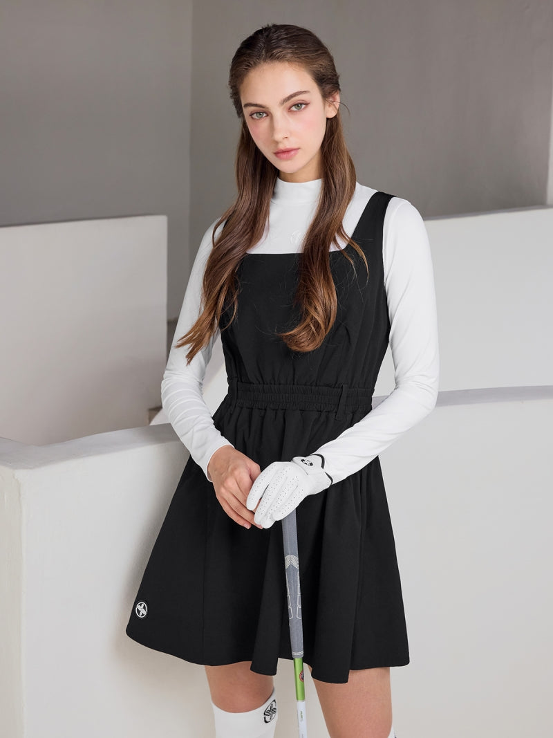 後側蝴蝶結蓬鬆連身裙｜共3色｜XFK3OP1202