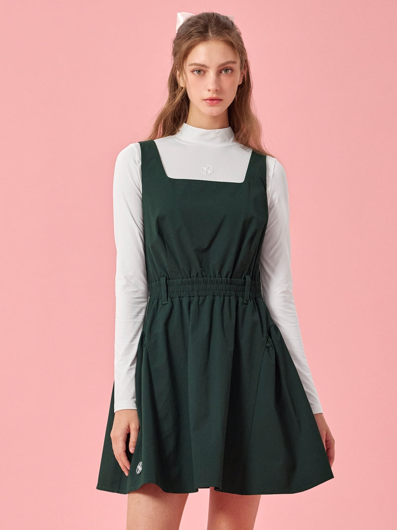 後側蝴蝶結蓬鬆連身裙｜共3色｜XFK3OP1202