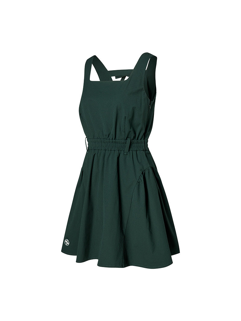 後側蝴蝶結蓬鬆連身裙｜共3色｜XFK3OP1202