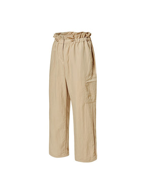 梭羅抽繩工裝寬褲｜共5色｜XFK3PT1104