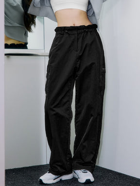 梭羅抽繩工裝寬褲｜共5色｜XFK3PT1104