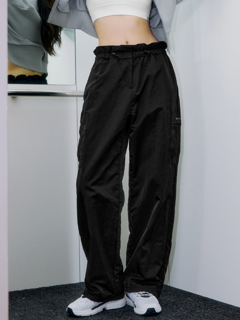 梭羅抽繩工裝寬褲｜共5色｜XFK3PT1104