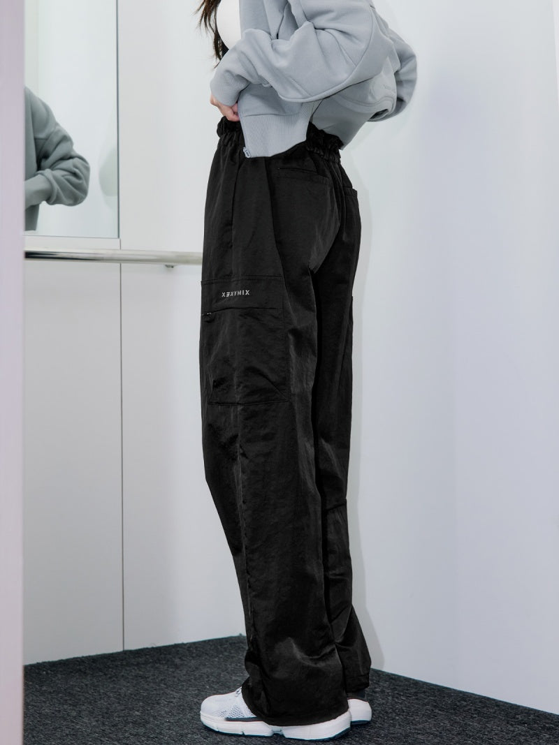 梭羅抽繩工裝寬褲｜共5色｜XFK3PT1104