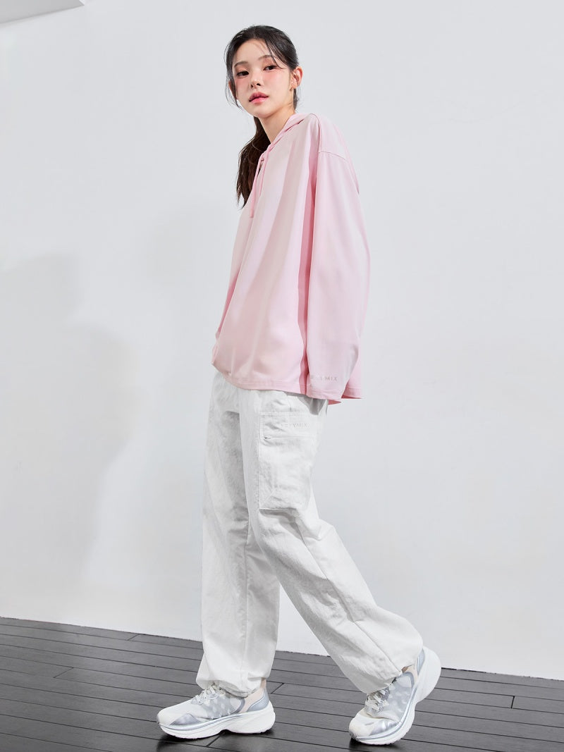 梭羅抽繩工裝寬褲｜共5色｜XFK3PT1104