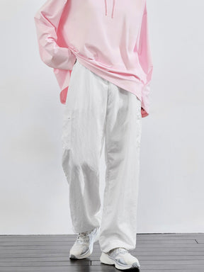 梭羅抽繩工裝寬褲｜共5色｜XFK3PT1104