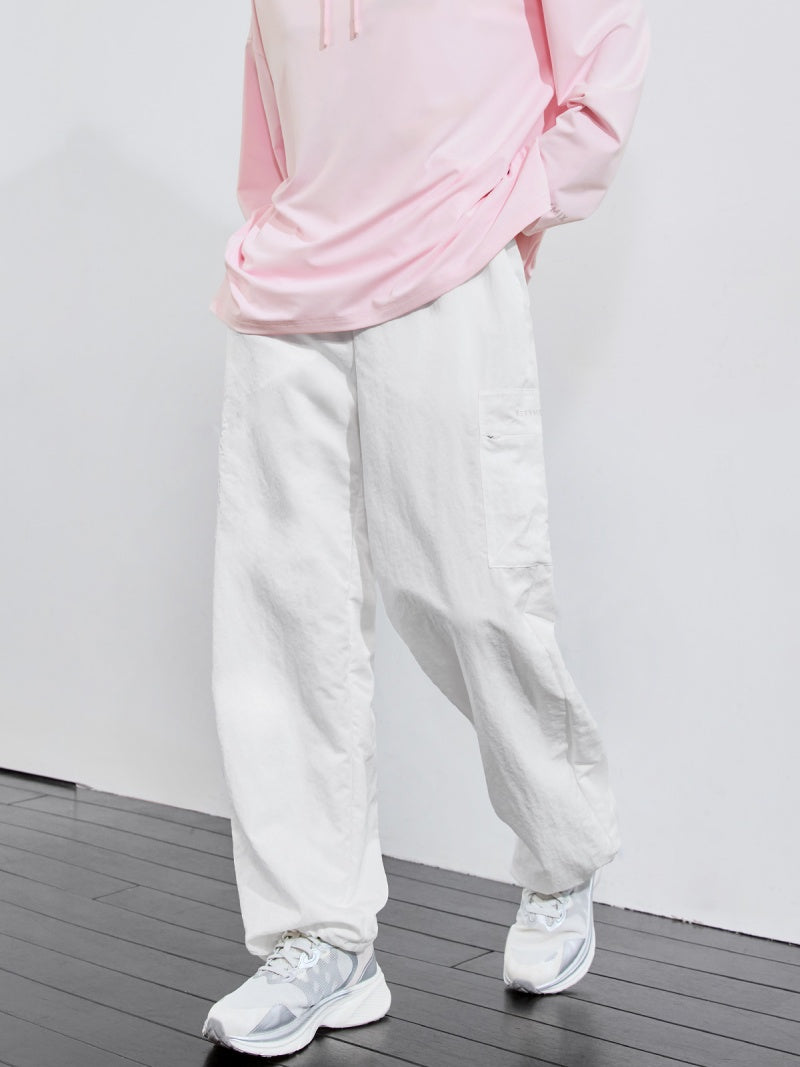 梭羅抽繩工裝寬褲｜共5色｜XFK3PT1104