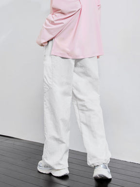 梭羅抽繩工裝寬褲｜共5色｜XFK3PT1104