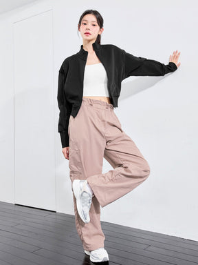 梭羅抽繩工裝寬褲｜共5色｜XFK3PT1104
