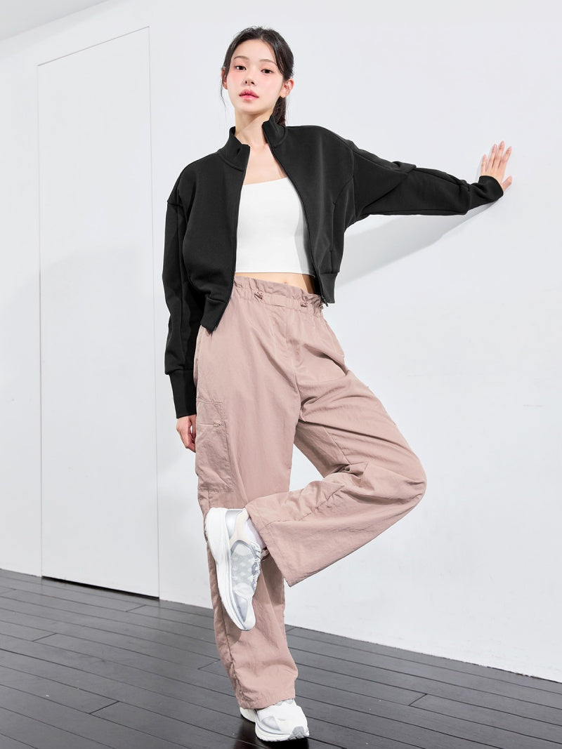 梭羅抽繩工裝寬褲｜共5色｜XFK3PT1104
