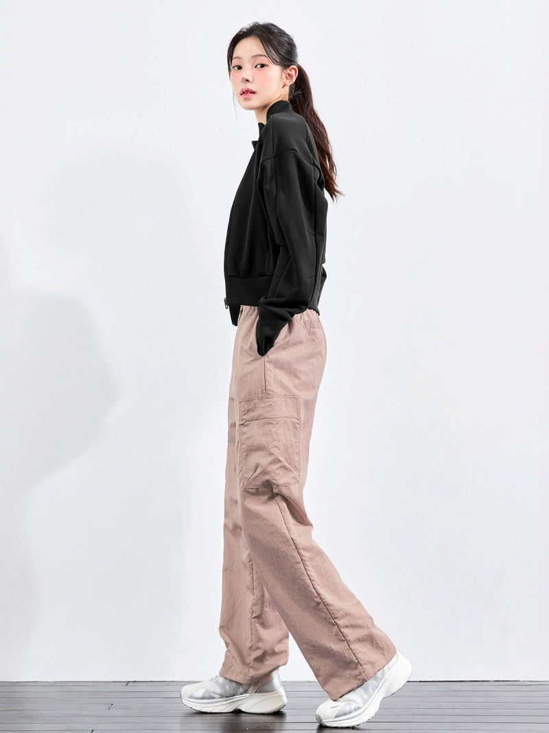 梭羅抽繩工裝寬褲｜共5色｜XFK3PT1104