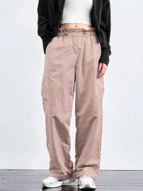 梭羅抽繩工裝寬褲｜共5色｜XFK3PT1104