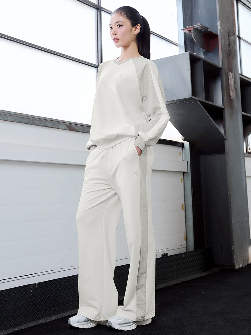 X標誌拼色寬褲｜共3色｜XFK3PT1109