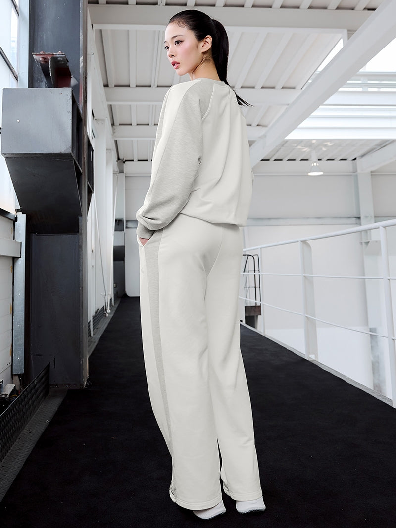 X標誌拼色寬褲｜共3色｜XFK3PT1109